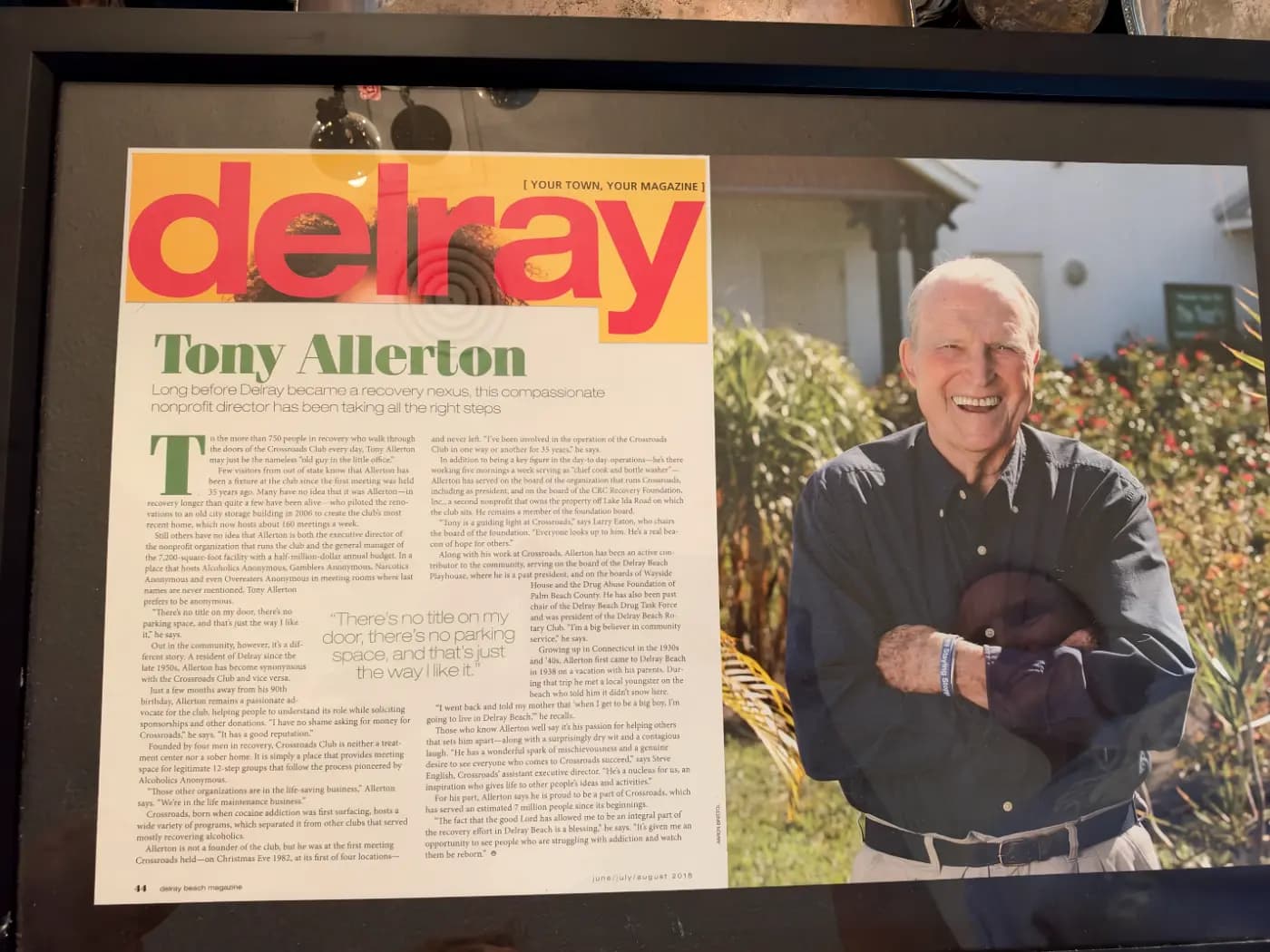 HOME OF TONY ALLERTON OF DELRAY